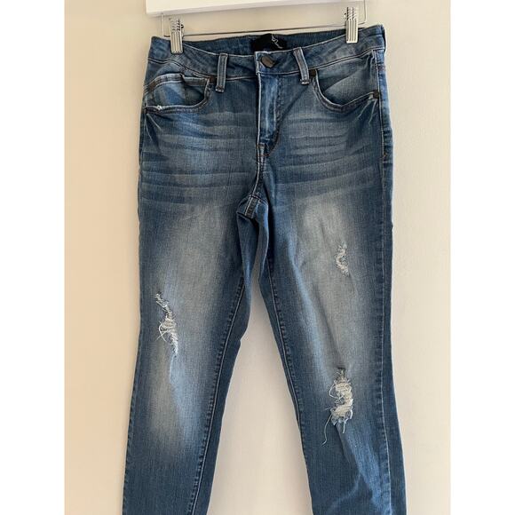 1822 Denim Mid-Rise Skinny Jeans Blue Size 6 JL - Picture 5 of 11